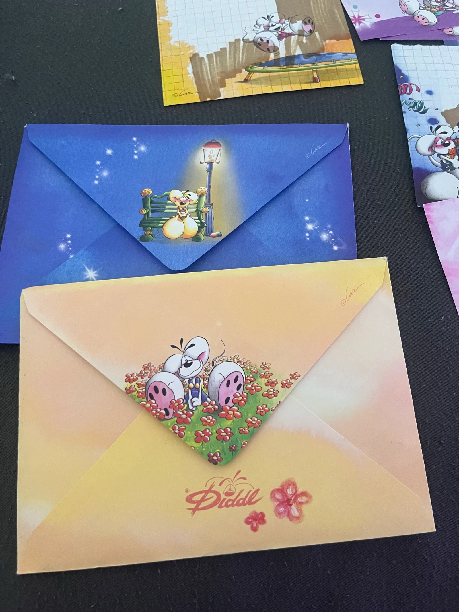 Lot de Papelaria Diddl Vintage - 14 Folhas de Cartas + 2 Envelopes Combinados – photo 5